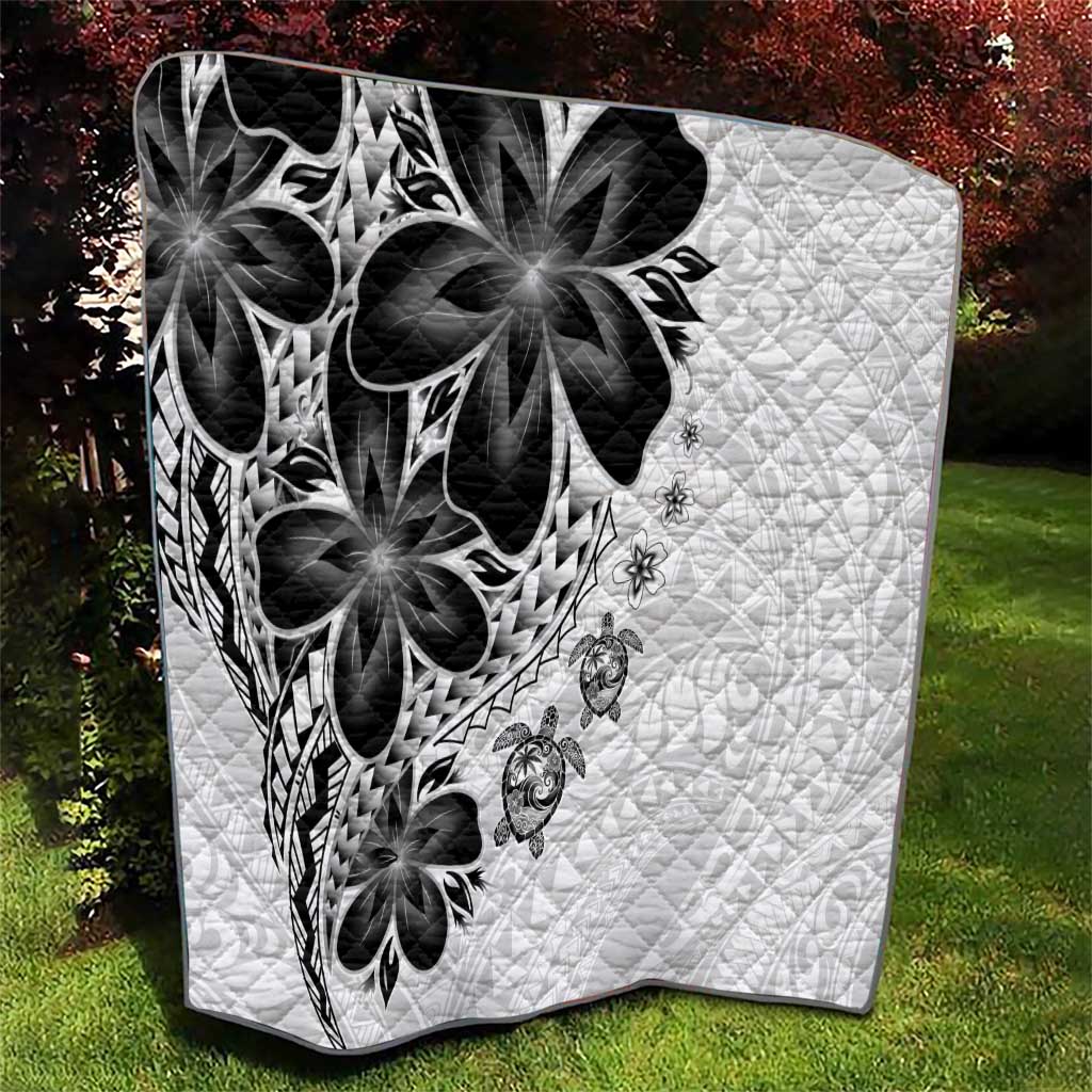 Polynesia Romantic Valentine Quilt Sea Turtle Couple With White Plumeria LT05 - Polynesian Pride