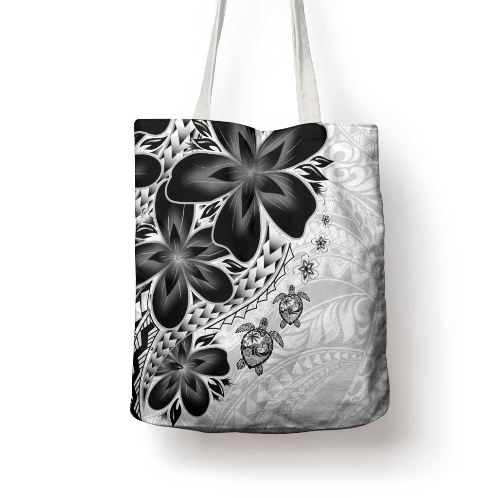 Polynesia Romantic Valentine Tote Bag Sea Turtle Couple With White Plumeria LT05 - Polynesian Pride