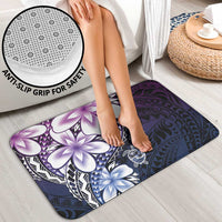 Polynesia Romantic Valentine Bathroom Set Sea Turtle Couple With Purple Gradient Plumeria LT05 - Polynesian Pride