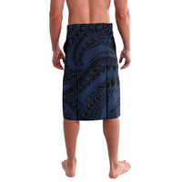 Polynesia Romantic Valentine Lavalava Sea Turtle Couple With Purple Gradient Plumeria LT05 - Polynesian Pride