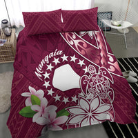 Cook Island Mangaia Gospel Day Bedding Set Floral Tribal Pattern LT05 - Polynesian Pride