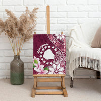 Cook Island Mangaia Gospel Day Canvas Wall Art Floral Tribal Pattern LT05 - Polynesian Pride