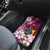 Cook Island Mangaia Gospel Day Car Mats Floral Tribal Pattern