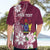 Personalised Cook Island Mangaia Gospel Day Hawaiian Shirt Floral Tribal Pattern