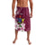 Personalised Cook Island Mangaia Gospel Day Lavalava Floral Tribal Pattern