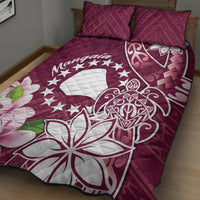 Cook Island Mangaia Gospel Day Quilt Bed Set Floral Tribal Pattern LT05 - Polynesian Pride
