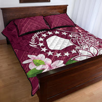 Cook Island Mangaia Gospel Day Quilt Bed Set Floral Tribal Pattern LT05 - Polynesian Pride