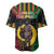 Vanuatu 44th Anniversary Independence Day Baseball Jersey Melanesian Warrior With Sand Drawing Pattern