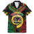 Vanuatu 44th Anniversary Independence Day Hawaiian Shirt Melanesian Warrior With Sand Drawing Pattern