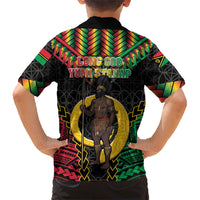 Vanuatu 46th Anniversary Independence Day Hawaiian Shirt Melanesian Warrior With Sand Drawing Pattern LT05 - Polynesian Pride