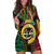 Vanuatu 44th Anniversary Independence Day Hoodie Dress Melanesian Warrior With Sand Drawing Pattern