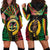 Vanuatu 44th Anniversary Independence Day Hoodie Dress Melanesian Warrior With Sand Drawing Pattern