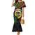 Vanuatu 44th Anniversary Independence Day Mermaid Dress Melanesian Warrior With Sand Drawing Pattern