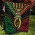 Vanuatu 44th Anniversary Independence Day Quilt Melanesian Warrior With Sand Drawing Pattern