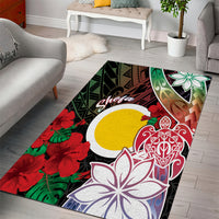 Vanuatu Shefa Day Area Rug Floral Pattern LT05 - Polynesian Pride
