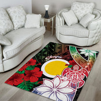 Vanuatu Shefa Day Area Rug Floral Pattern LT05 - Polynesian Pride