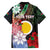 Personalised Vanuatu Shefa Day Family Matching Puletasi and Hawaiian Shirt Floral Pattern