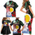 Personalised Vanuatu Shefa Day Family Matching Short Sleeve Bodycon Dress and Hawaiian Shirt Floral Pattern