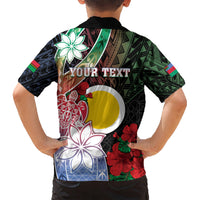 Personalised Vanuatu Shefa Day Kid Hawaiian Shirt Floral Pattern LT05 - Polynesian Pride