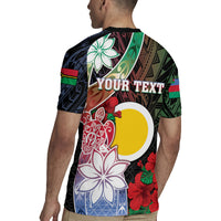 Personalised Vanuatu Shefa Day Rugby Jersey Floral Pattern LT05 - Polynesian Pride