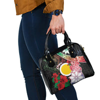 Vanuatu Shefa Day Shoulder Handbag Floral Pattern LT05 - Polynesian Pride