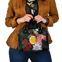 Vanuatu Shefa Day Shoulder Handbag Floral Pattern LT05 - Polynesian Pride