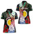 Personalised Vanuatu Shefa Day Women Polo Shirt Floral Pattern