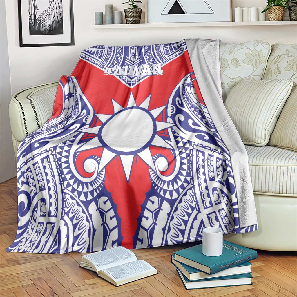 Taiwan Blanket Austronesian Tribal Tattoo Red LT05 Red - Polynesian Pride