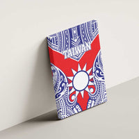 Taiwan Canvas Wall Art Austronesian Tribal Tattoo Red LT05 - Polynesian Pride