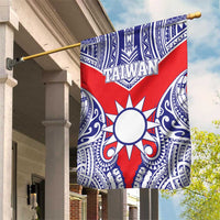 Taiwan Garden Flag Austronesian Tribal Tattoo Red LT05 House Flag Red - Polynesian Pride