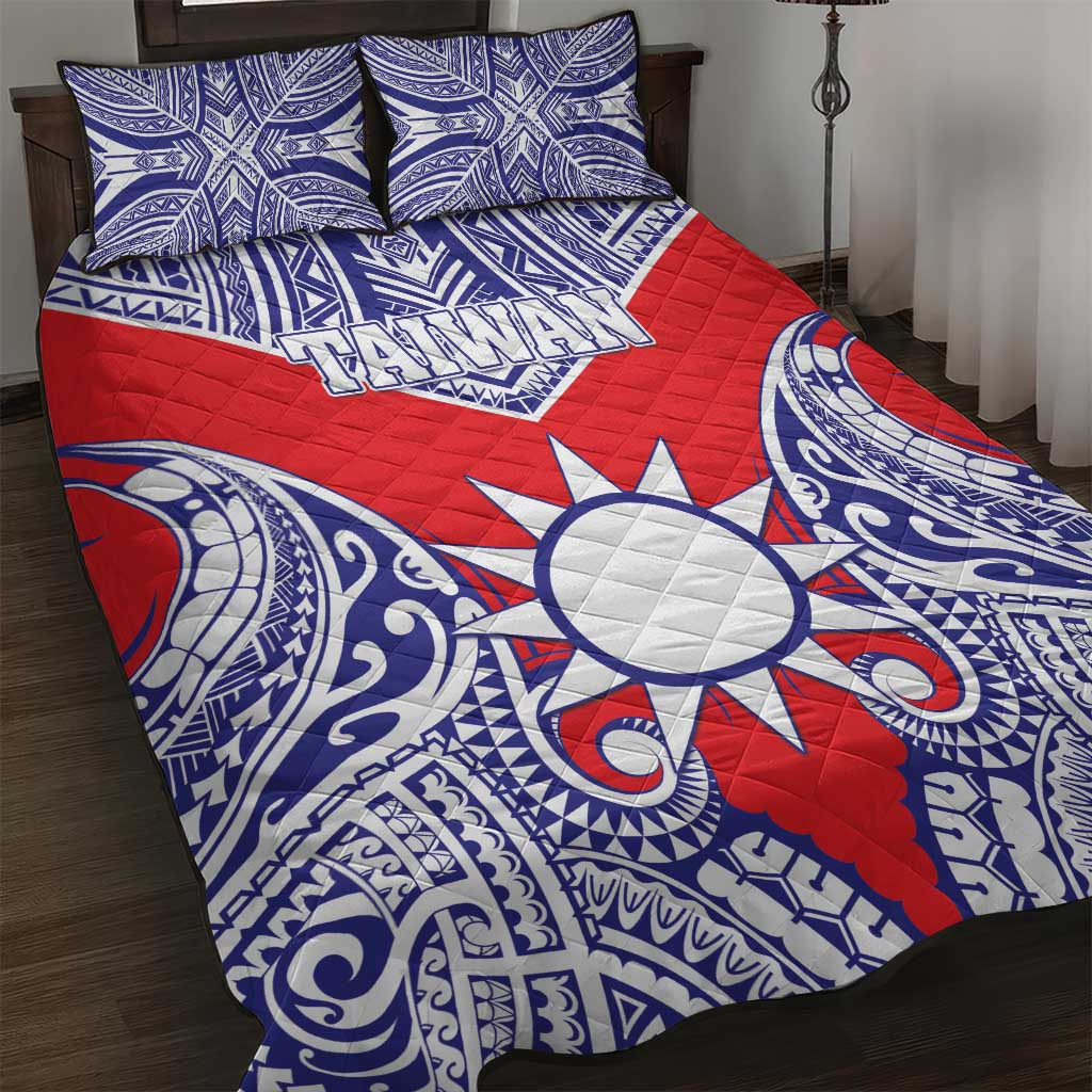Taiwan Quilt Bed Set Austronesian Tribal Tattoo Red LT05 Red - Polynesian Pride