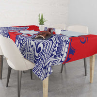 Taiwan Tablecloth Austronesian Tribal Tattoo Red LT05 - Polynesian Pride