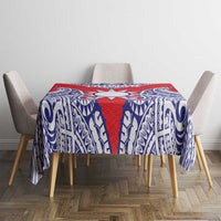 Taiwan Tablecloth Austronesian Tribal Tattoo Red LT05 - Polynesian Pride