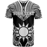Personalised Taiwan T Shirt Austronesian Tribal Tattoo Black LT05 - Polynesian Pride