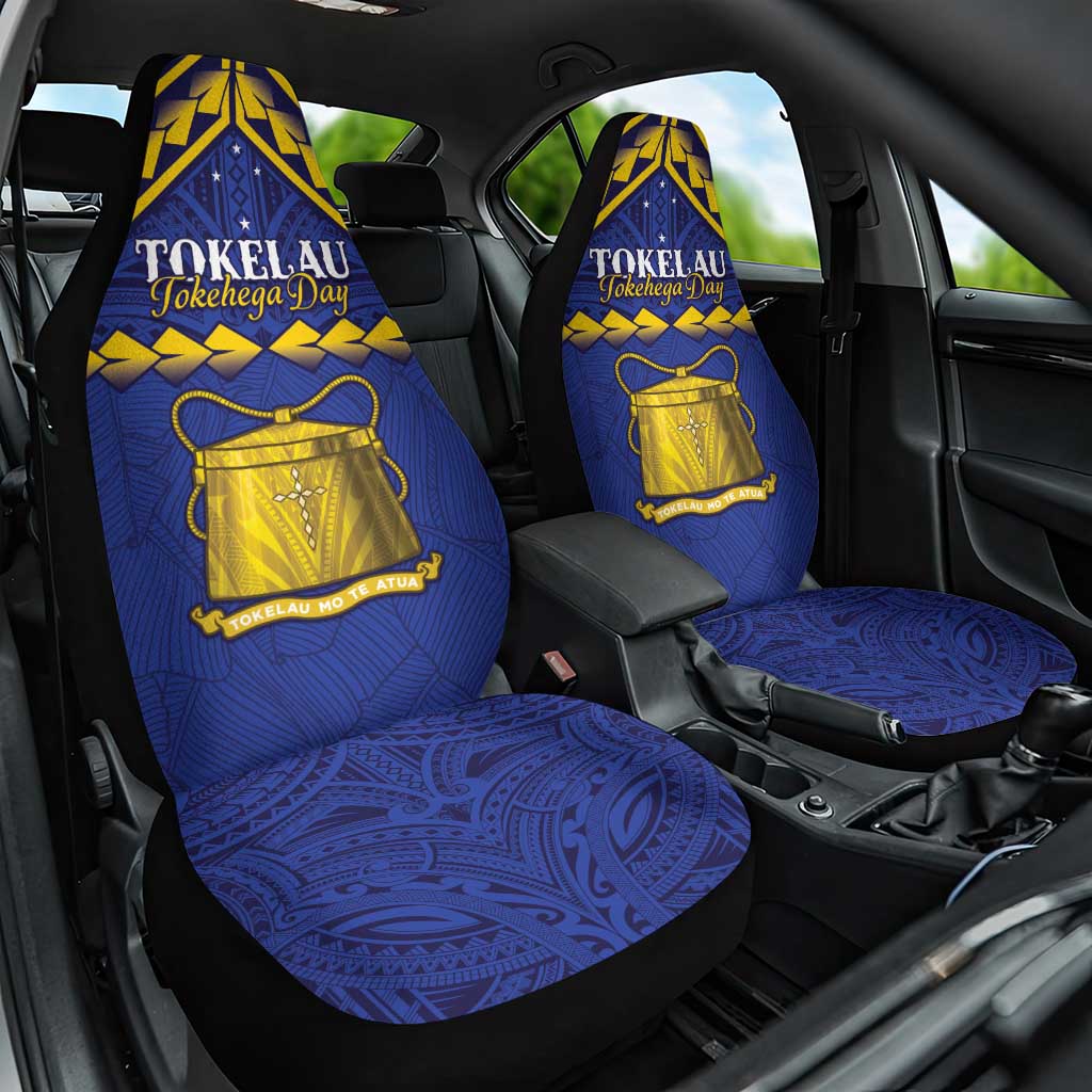 Tokelau Happy Tokehega Day Car Seat Cover Polynesian Tribal Tattoo