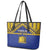 Tokelau Happy Tokehega Day Leather Tote Bag Polynesian Tribal Tattoo