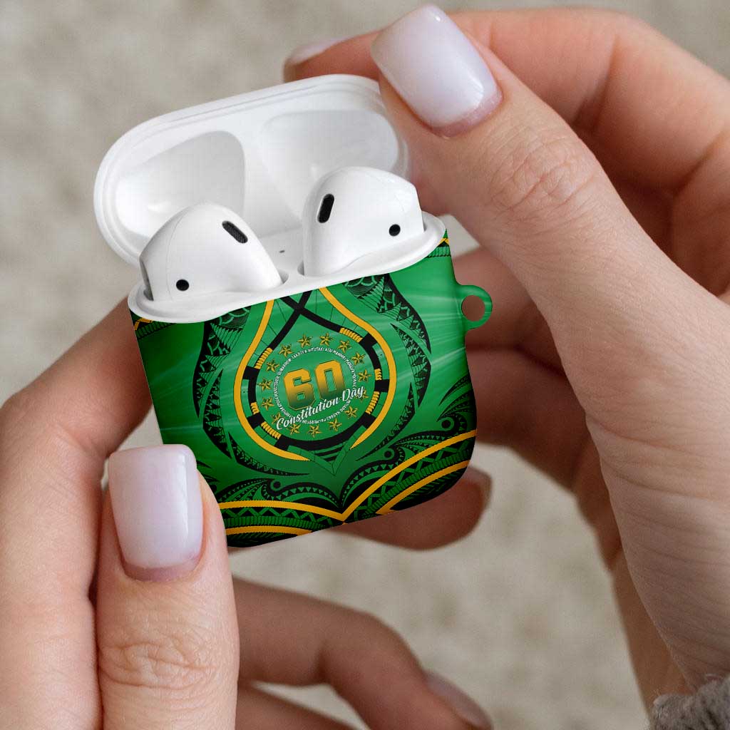 Cook Islands Constitution Day AirPods Case 60th Anniversary LT05 - Polynesian Pride