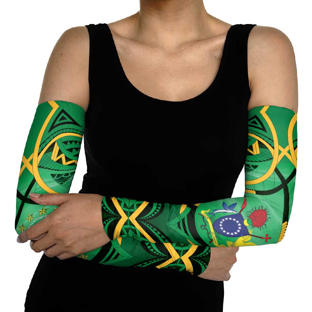 Cook Islands Constitution Day Arm Sleeves 60th Anniversary LT05 - Polynesian Pride