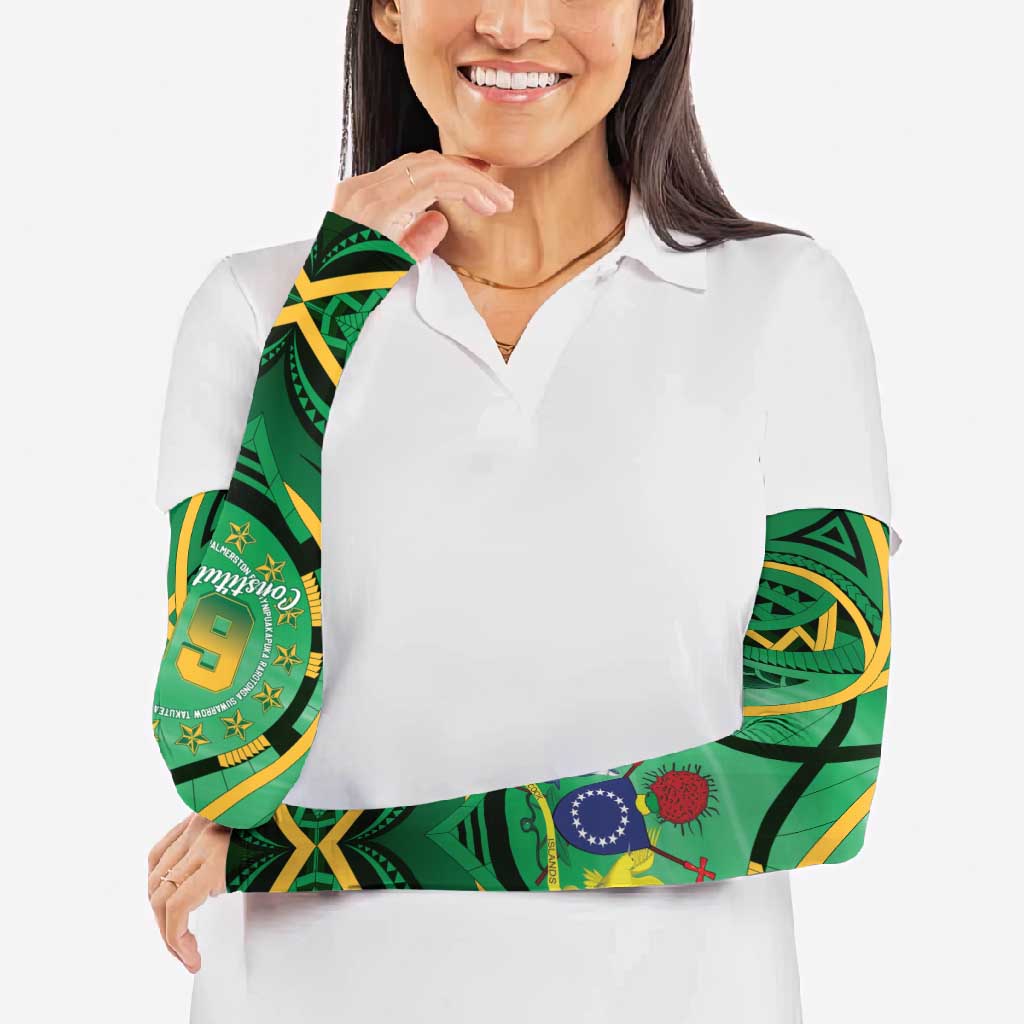 Cook Islands Constitution Day Arm Sleeves 60th Anniversary LT05 - Polynesian Pride