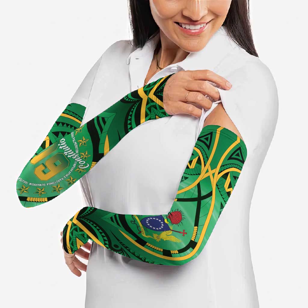 Cook Islands Constitution Day Arm Sleeves 60th Anniversary LT05 - Polynesian Pride