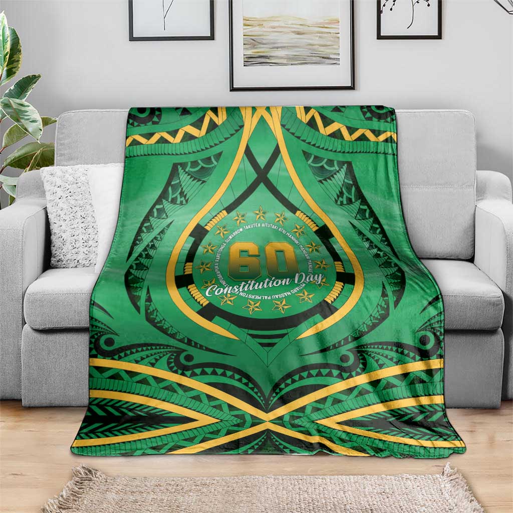 Cook Islands Constitution Day Blanket 60th Anniversary LT05 - Polynesian Pride
