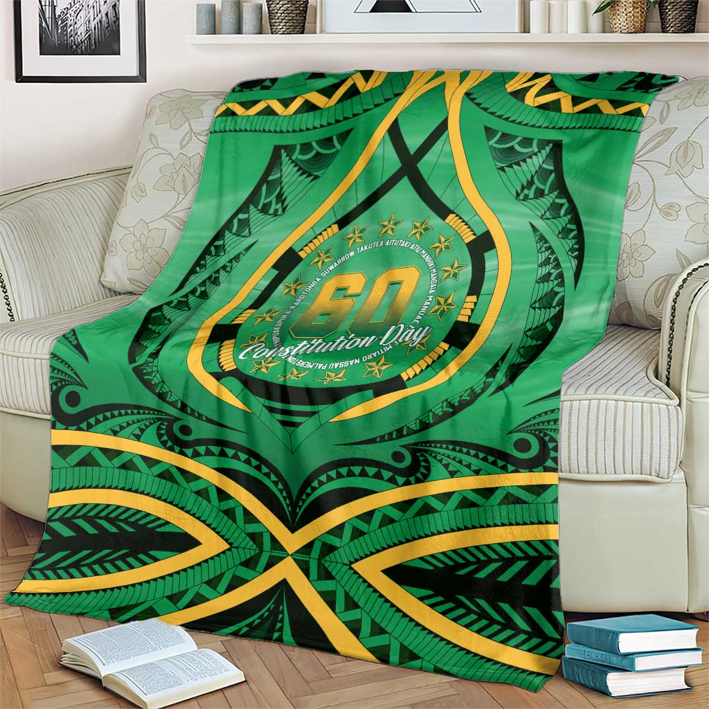 Cook Islands Constitution Day Blanket 60th Anniversary LT05 - Polynesian Pride