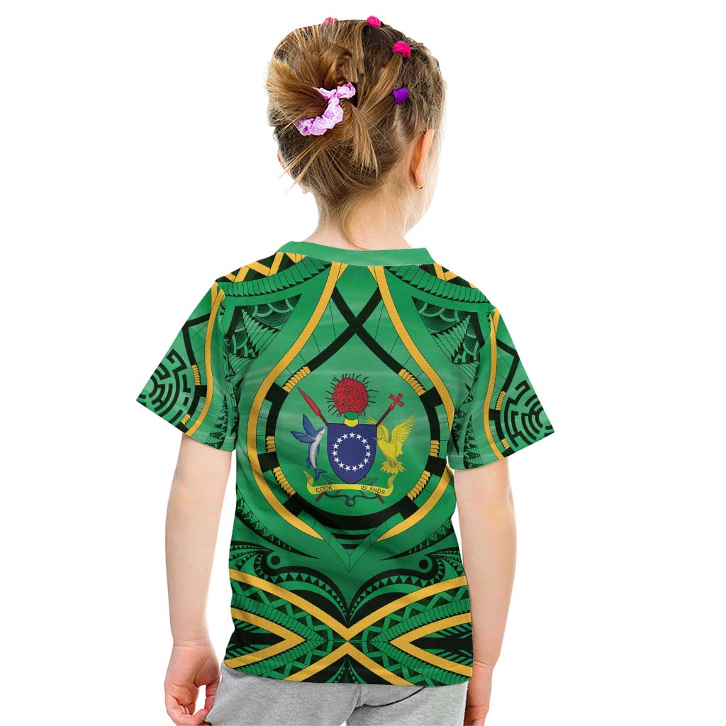 Cook Islands Constitution Day Kid T Shirt 60th Anniversary LT05 - Polynesian Pride