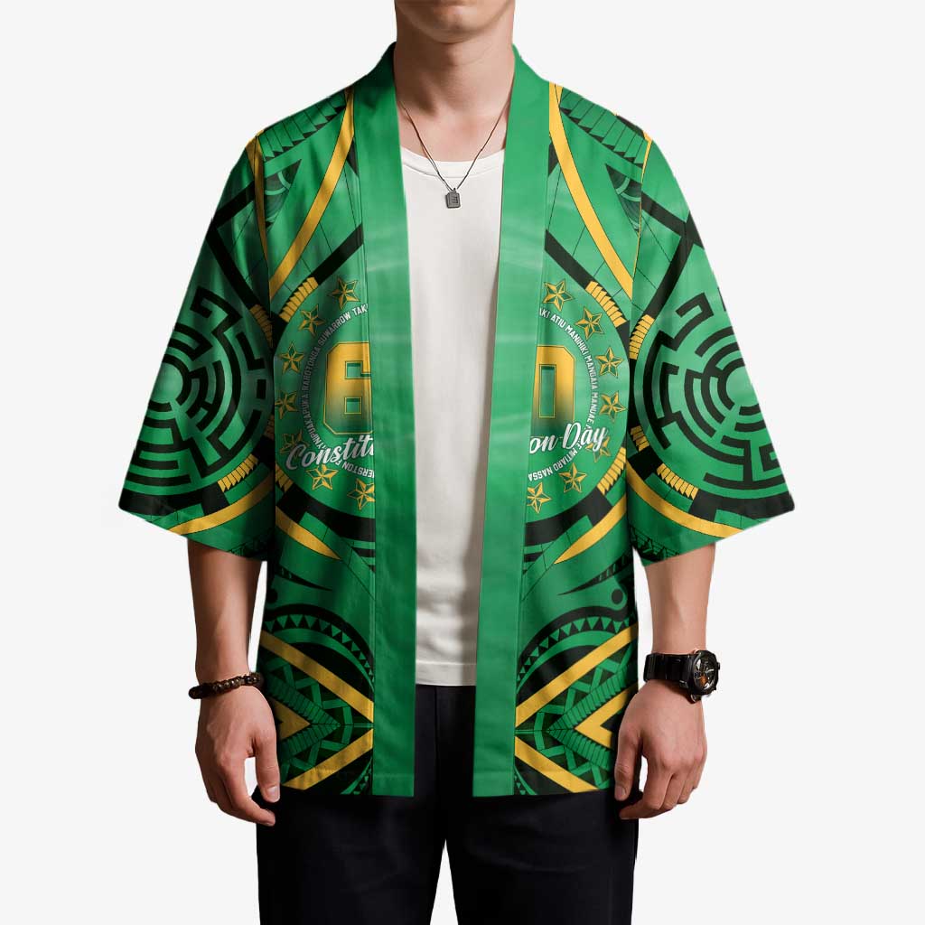 Cook Islands Constitution Day Kimono 60th Anniversary LT05 - Polynesian Pride