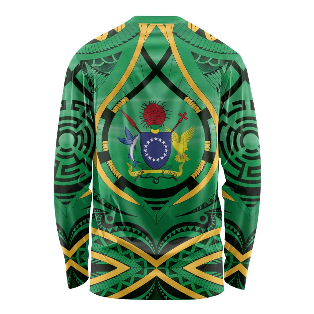Cook Islands Constitution Day Long Sleeve Shirt 60th Anniversary LT05 - Polynesian Pride