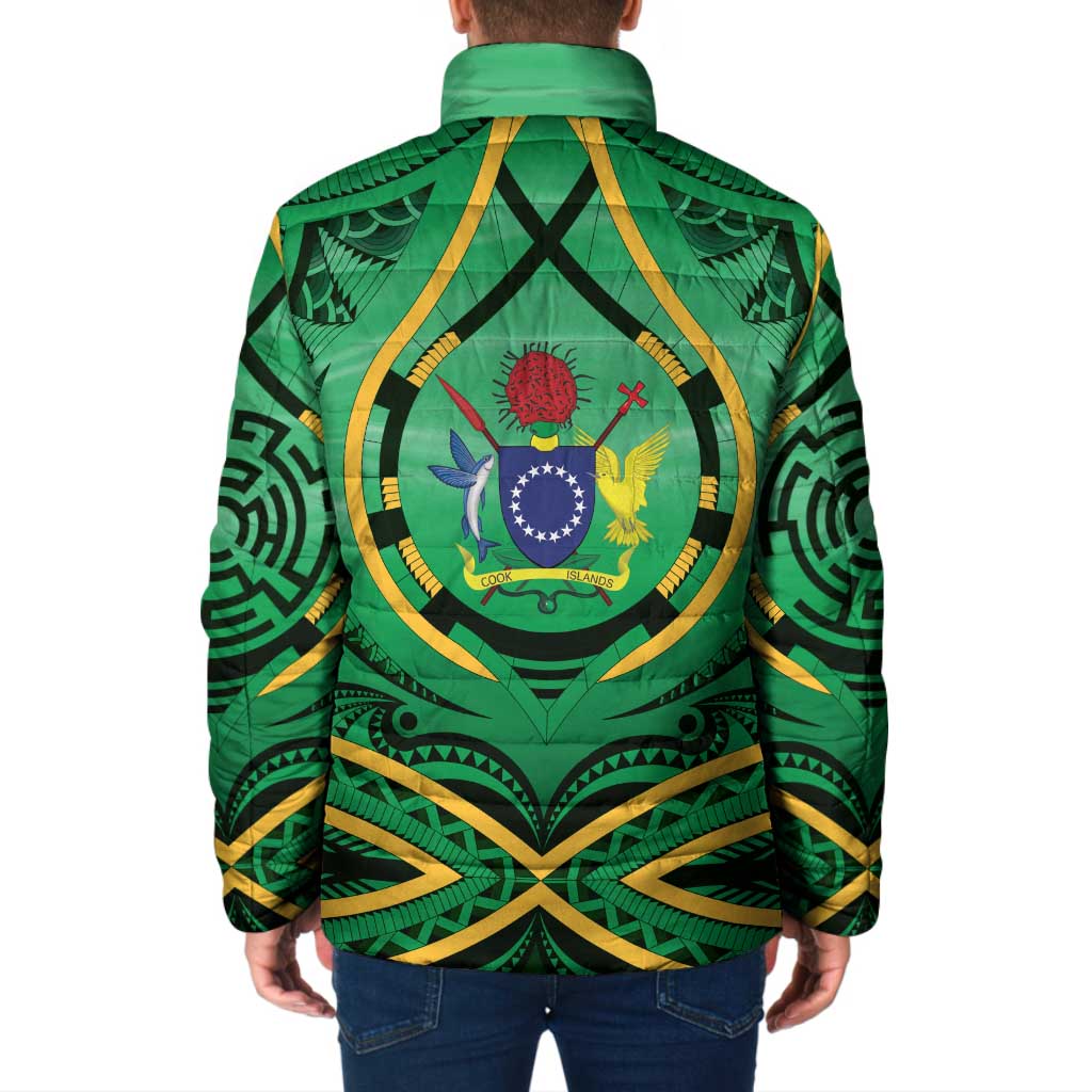 Cook Islands Constitution Day Padded Jacket 60th Anniversary LT05 - Polynesian Pride