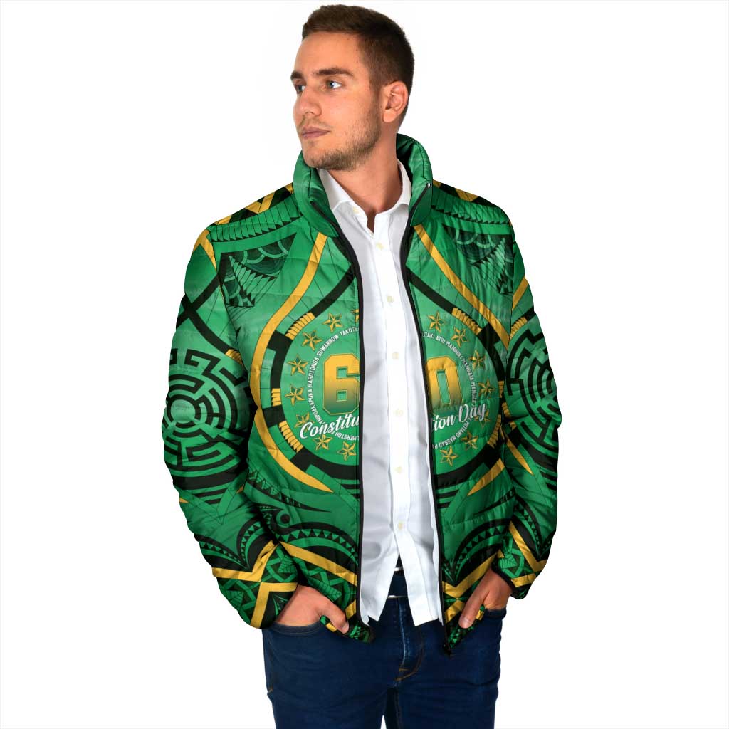 Cook Islands Constitution Day Padded Jacket 60th Anniversary LT05 - Polynesian Pride