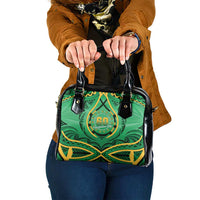 Cook Islands Constitution Day Shoulder Handbag 60th Anniversary LT05 One Size Green - Polynesian Pride