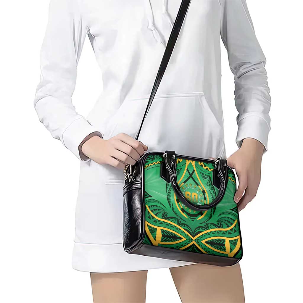 Cook Islands Constitution Day Shoulder Handbag 60th Anniversary LT05 - Polynesian Pride