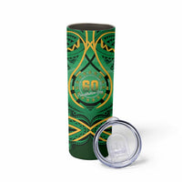 Cook Islands Constitution Day Skinny Tumbler 60th Anniversary LT05 - Polynesian Pride
